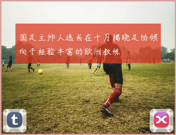 国足主帅人选或在十月揭晓足协倾向于经验丰富的欧洲教练